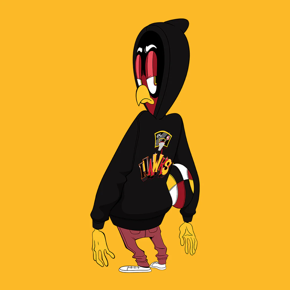 Stadium Essentials Doodlejor Hawks x Chase Hoodie - Image 3