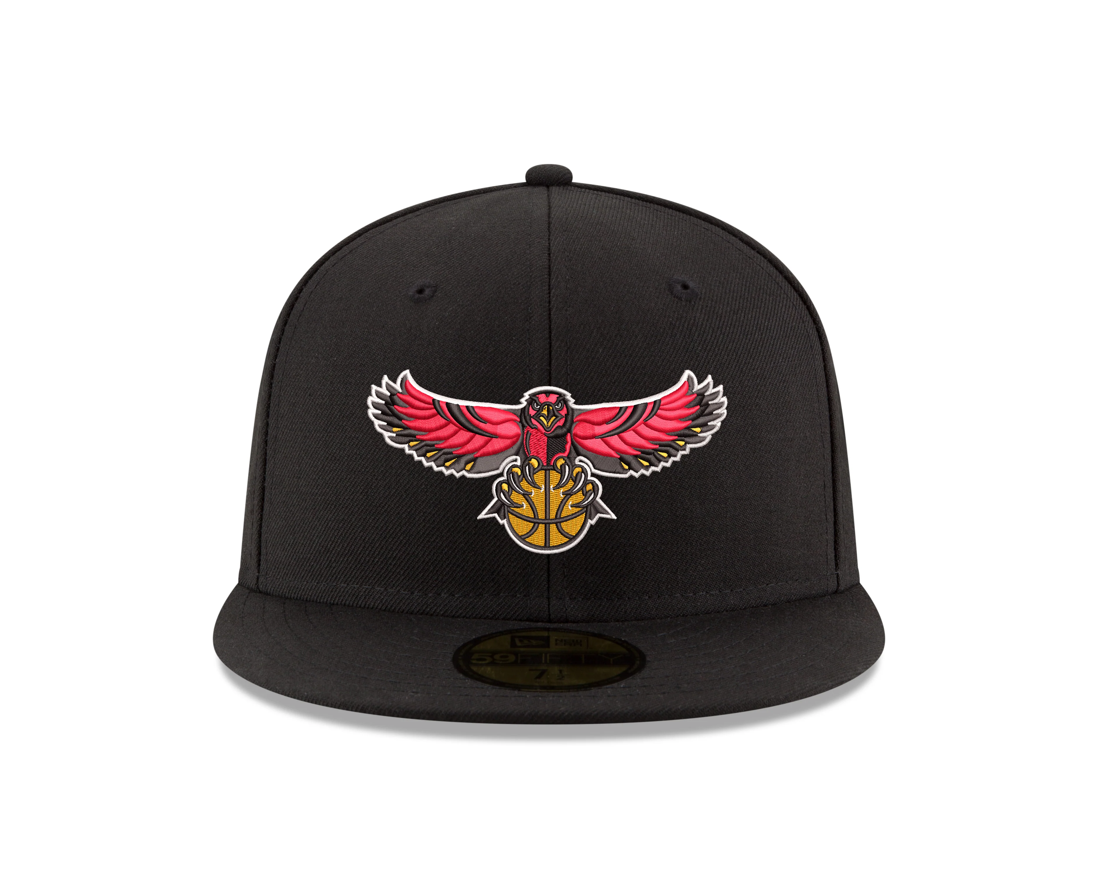 New Era Hawks Bird Logo Black Fitted Hat - Image 3