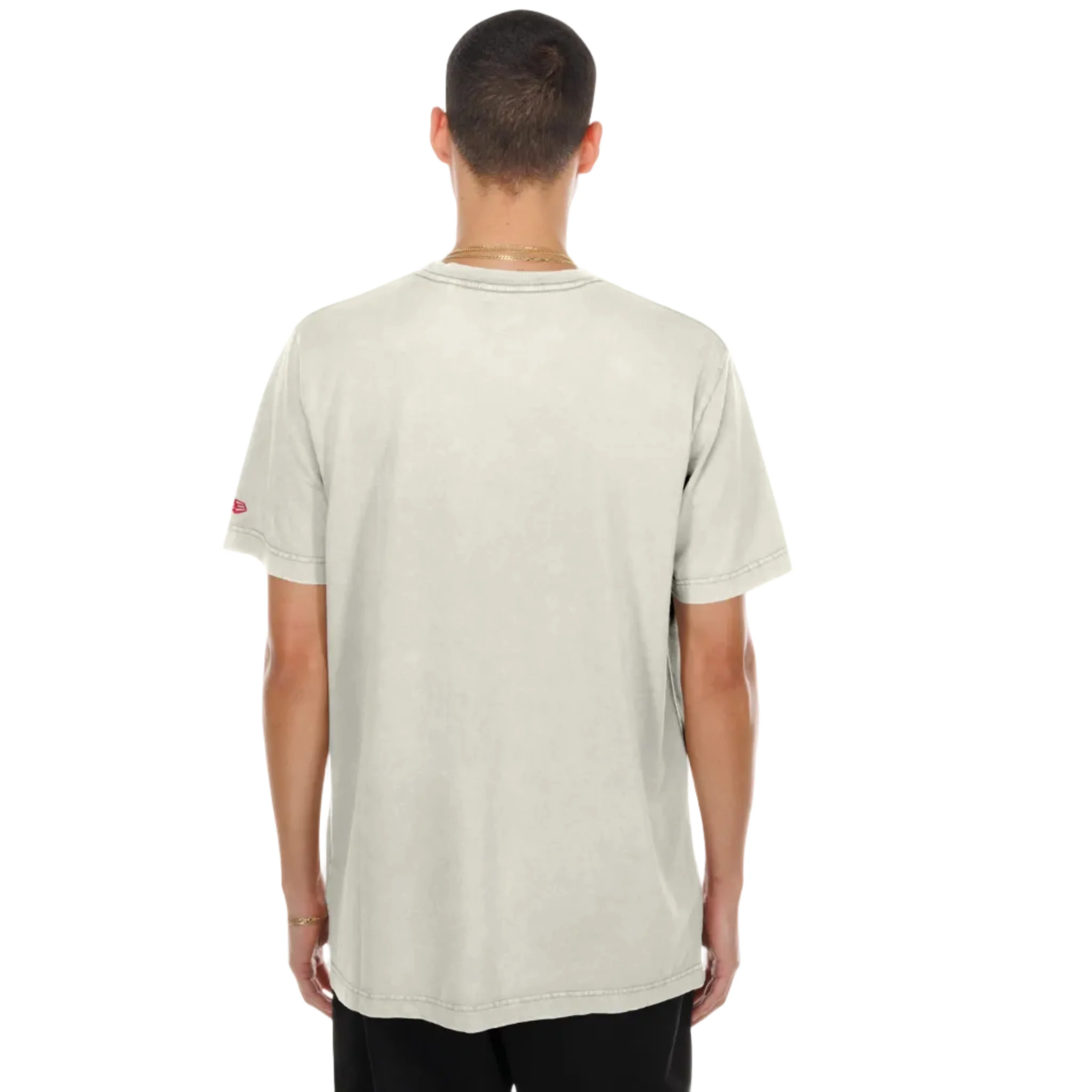 New Era Hawks Off White Graphic Tee - Image 3