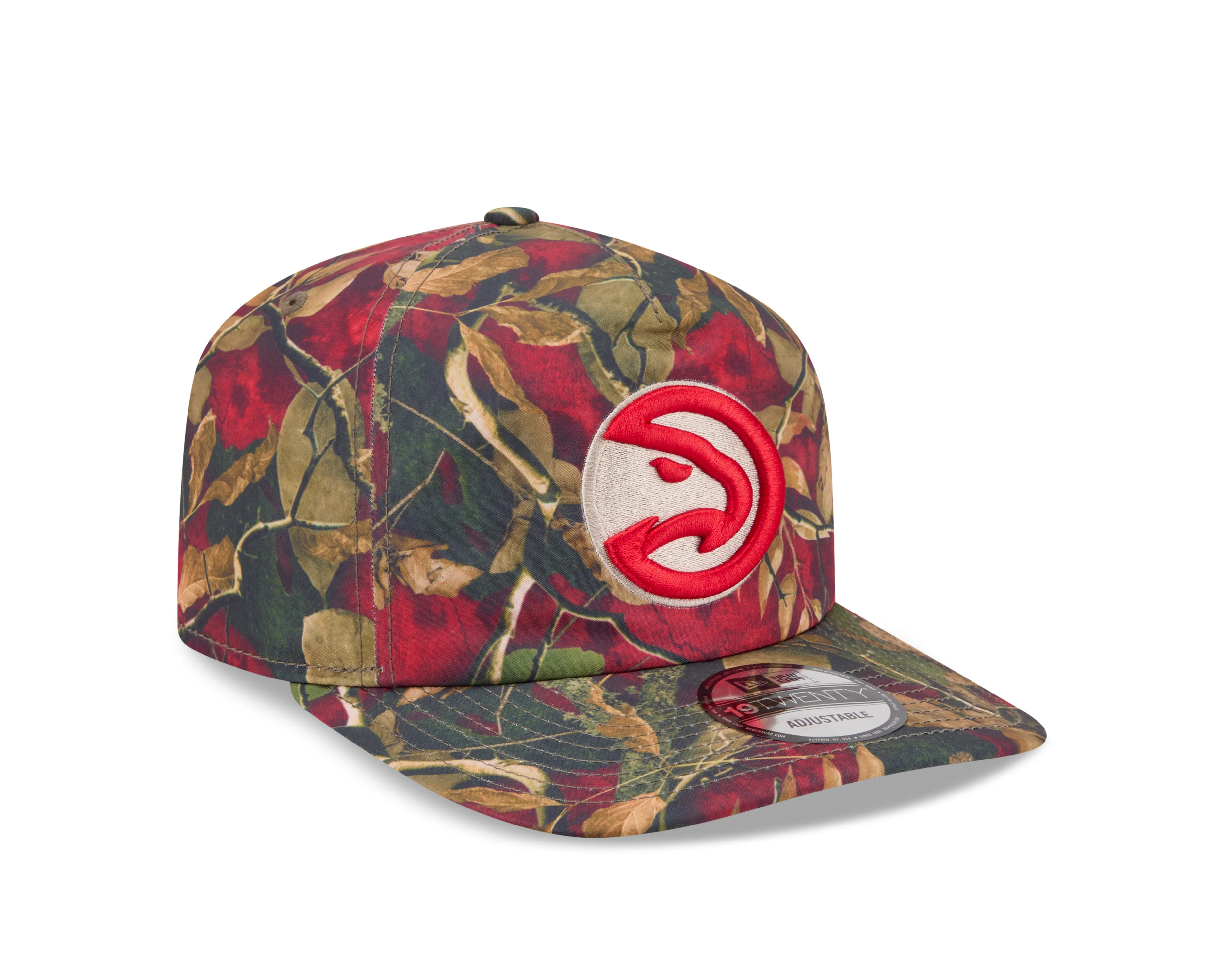 New Era Hawks Red Bill Leaves Snapback - Image 3