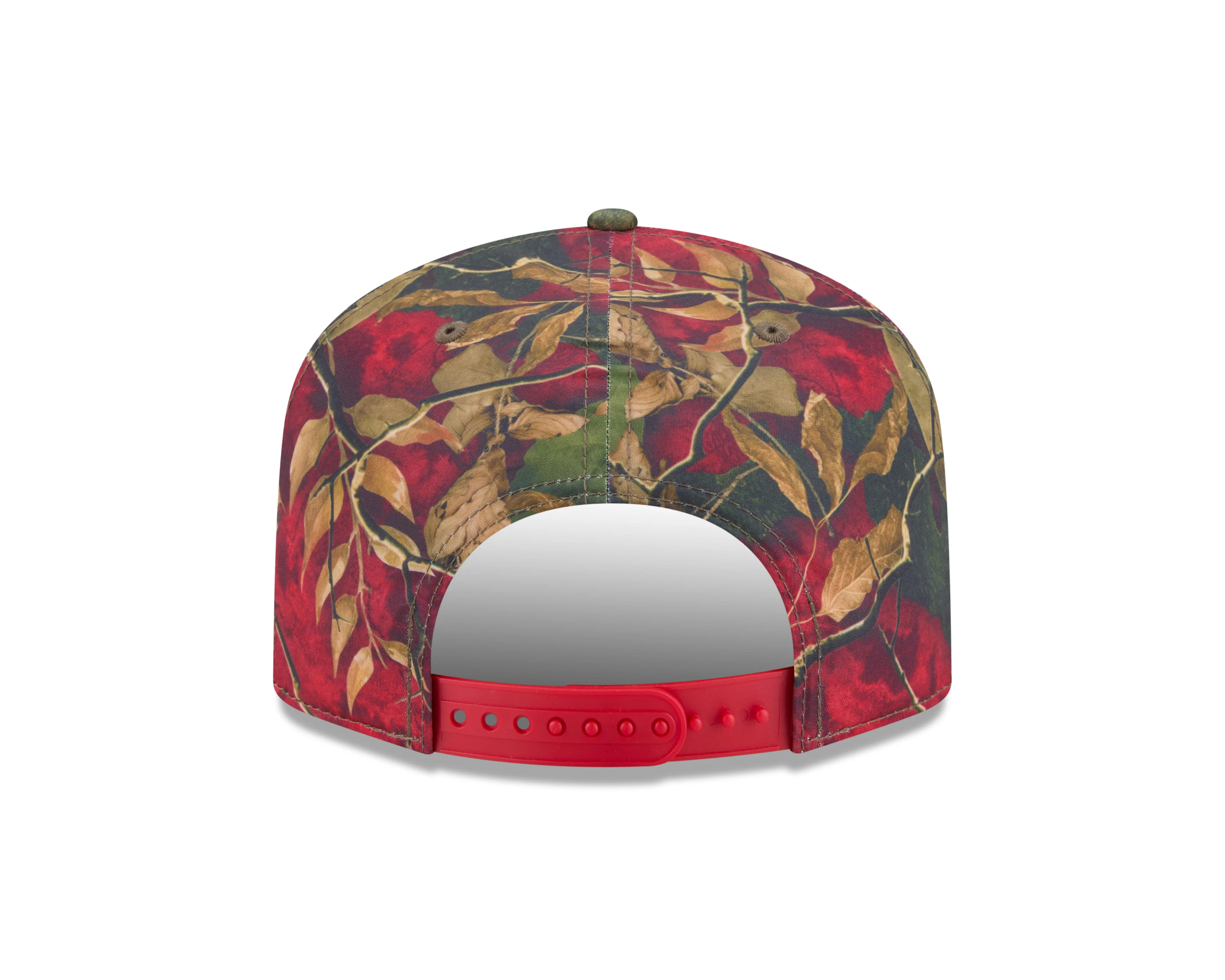 New Era Hawks Red Bill Leaves Snapback - Image 4