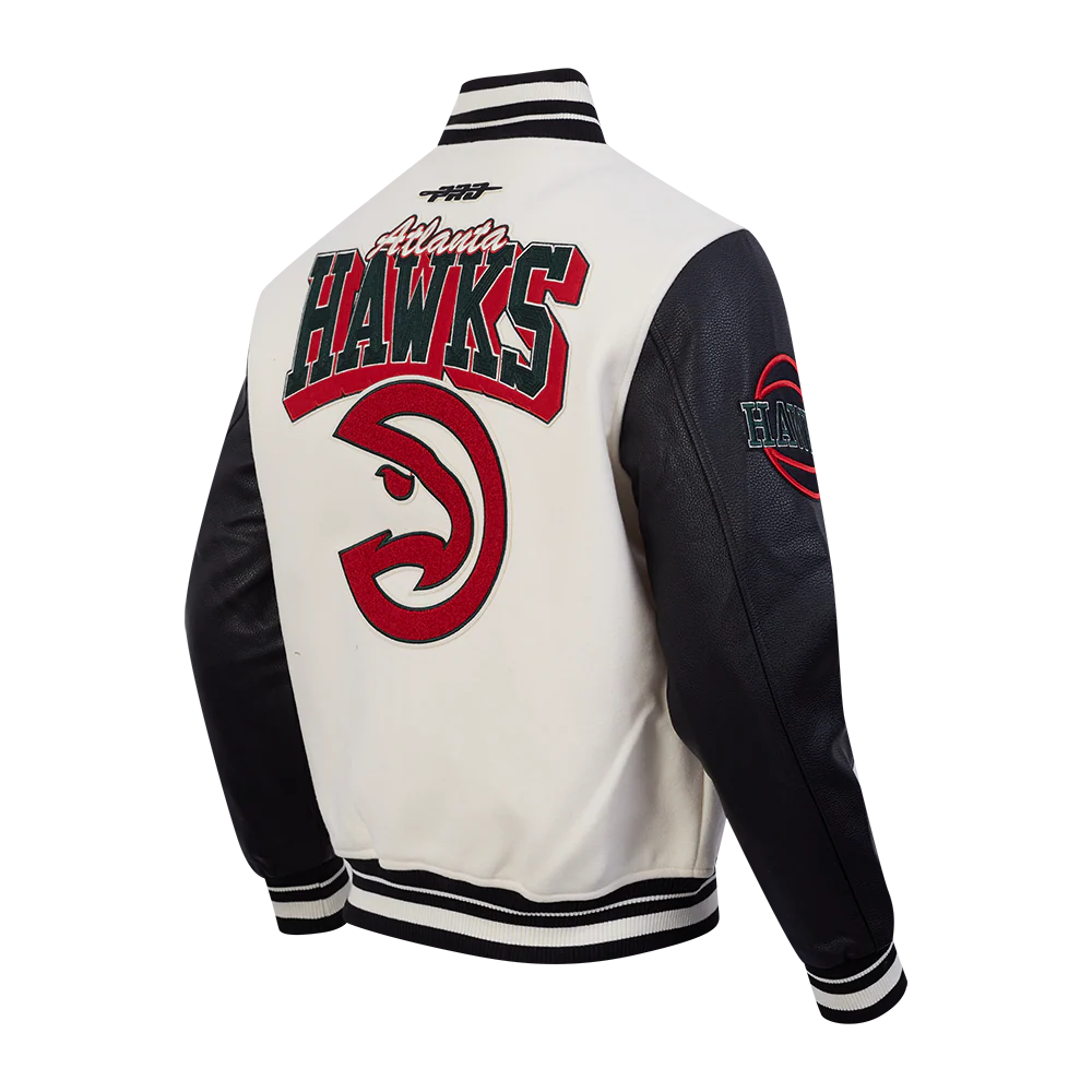 Pro Standard Hawks Best Of Atl Wool Varsity Jacket - Image 3