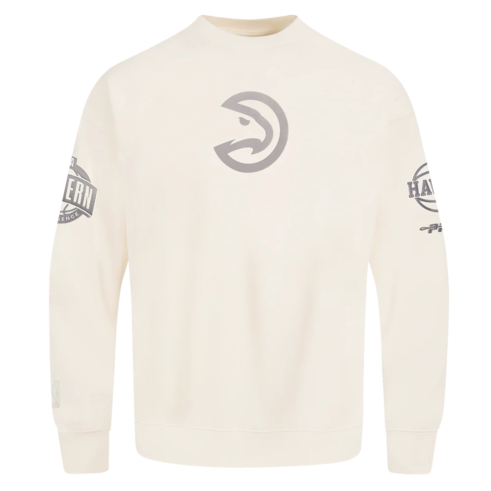 Pro Standard Hawks Cream Street Team Crewneck