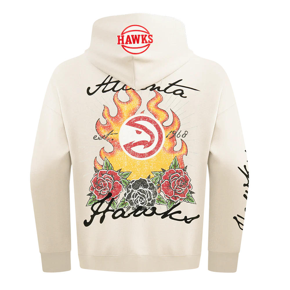 Pro Standard Hawks Fire And Roses Hoodie - Image 3