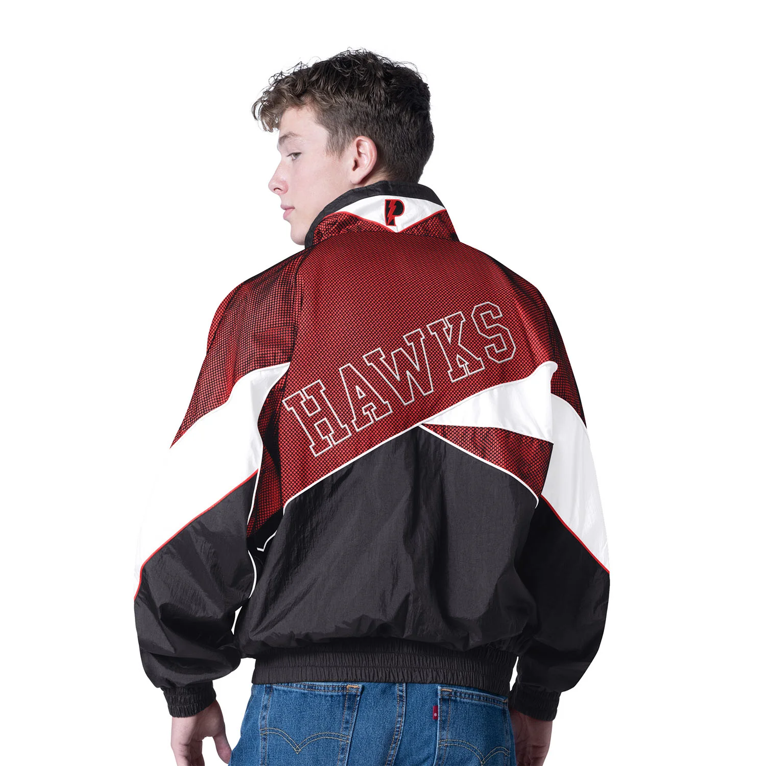 Starter/GIII Hawks Pro Player Spider Full Zip Jacket - Image 2